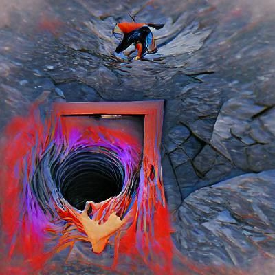 Eerie Portal Opens into a Pit of Fears