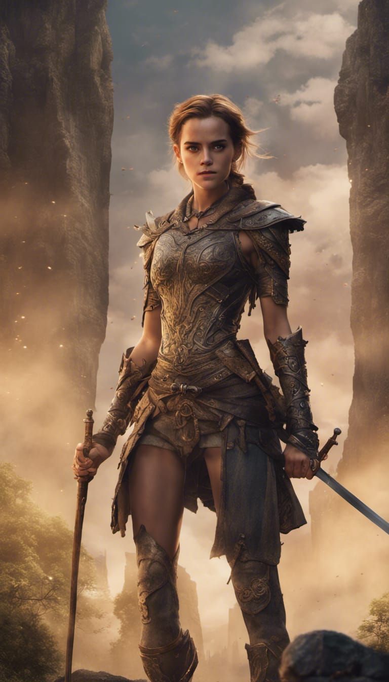 Emma Watson as a Fantastical Warrior Princess