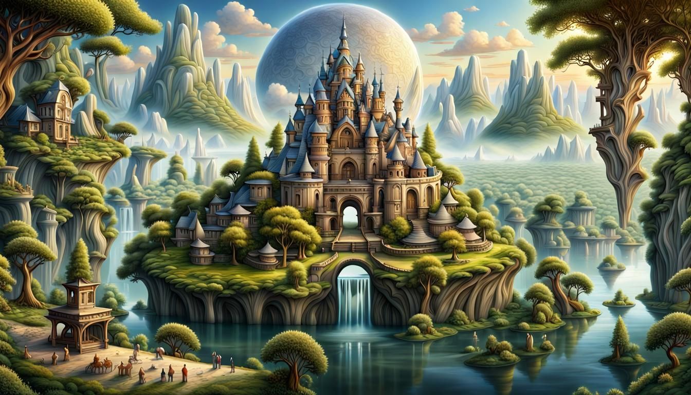 Utopian World: Peace and Harmony in Perfect Composition