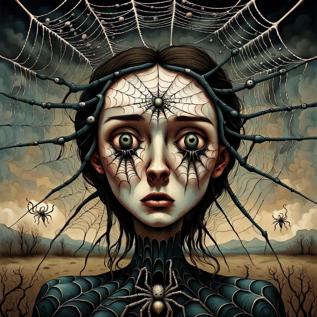 Pagan with Spiderweb Eyes: Surrealist Horror