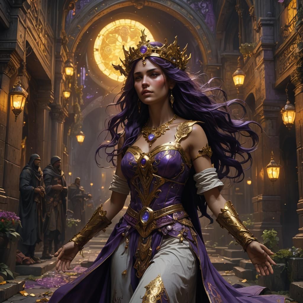 Ishtar Portrait in Dark Fantasy Style