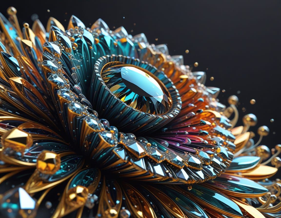 Playful White Diamond Sprite in Whimsical Candy Art Style