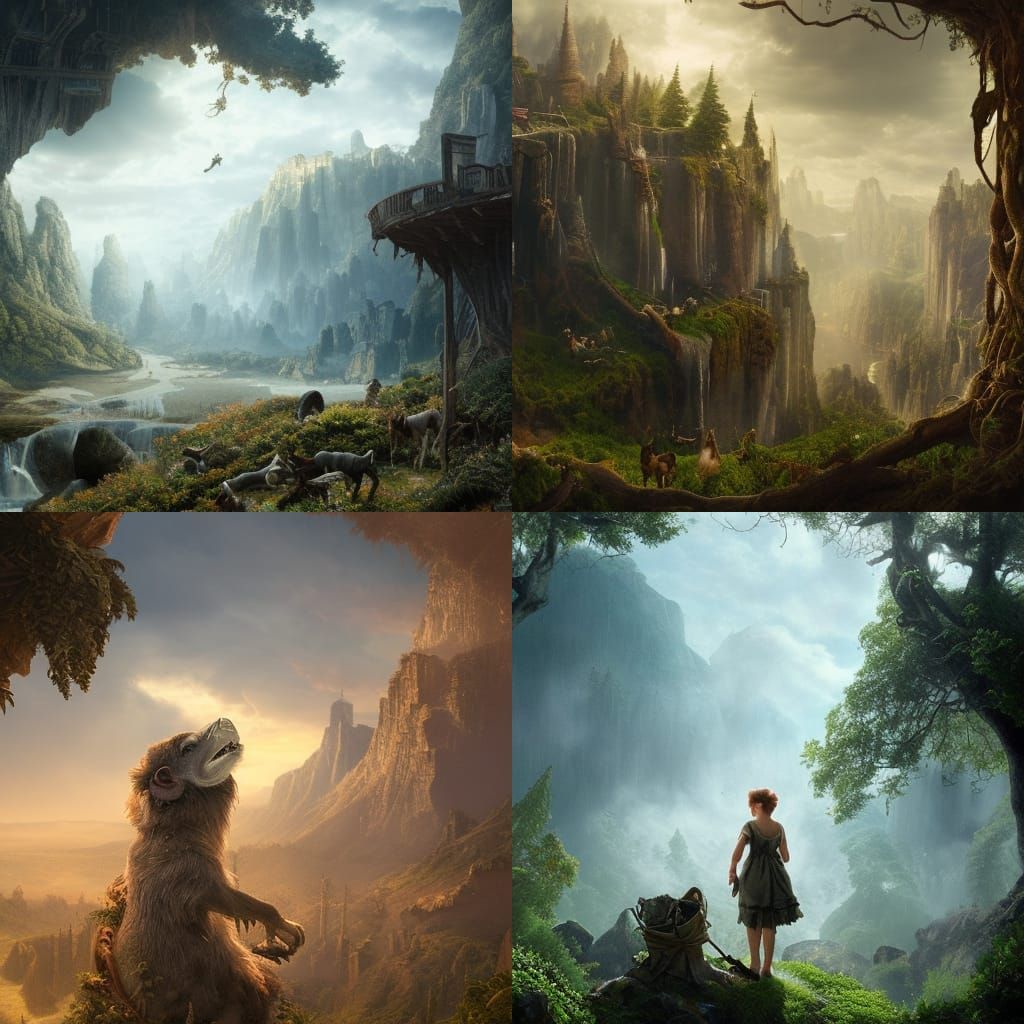 Epic Banjo Digital Matte Painting