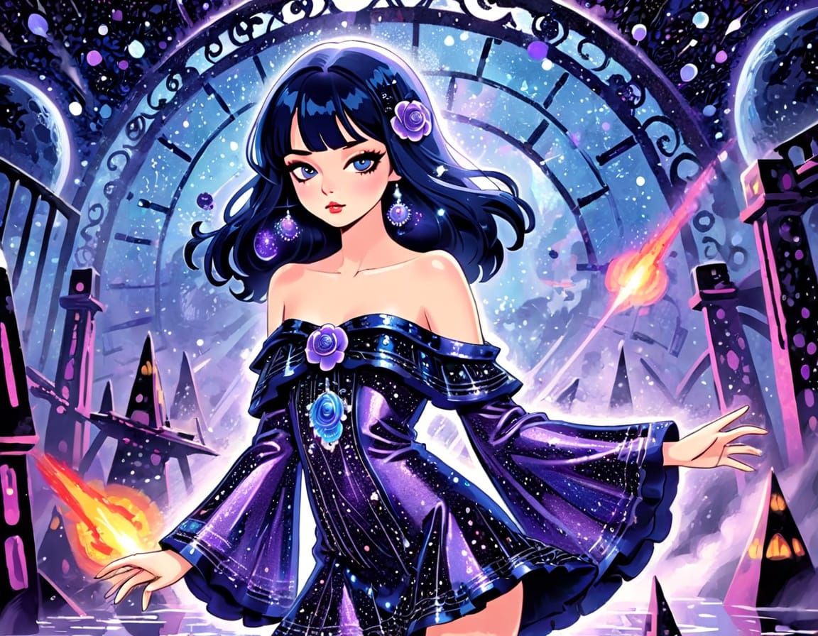 Anna Sui Fashion Inspired by Blade Runner Tears in Rain