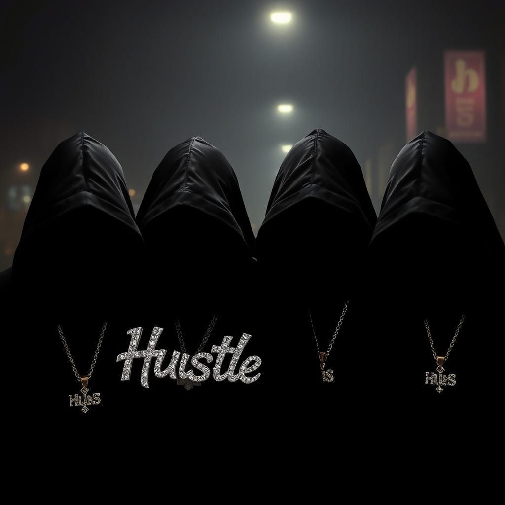 Mysterious Urban Figures in Dark Shadows