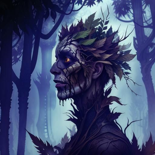 Surreal Creature in Dystopian Cityscape: Double Exposure Pho...