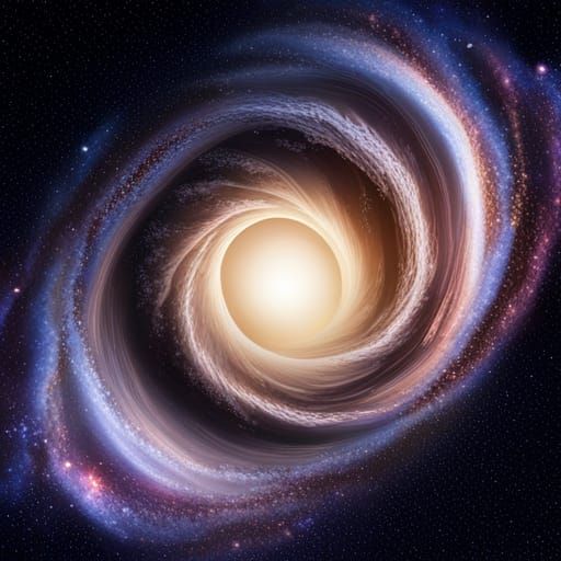 Doppler Black Hole Hyperrealistic Photograph