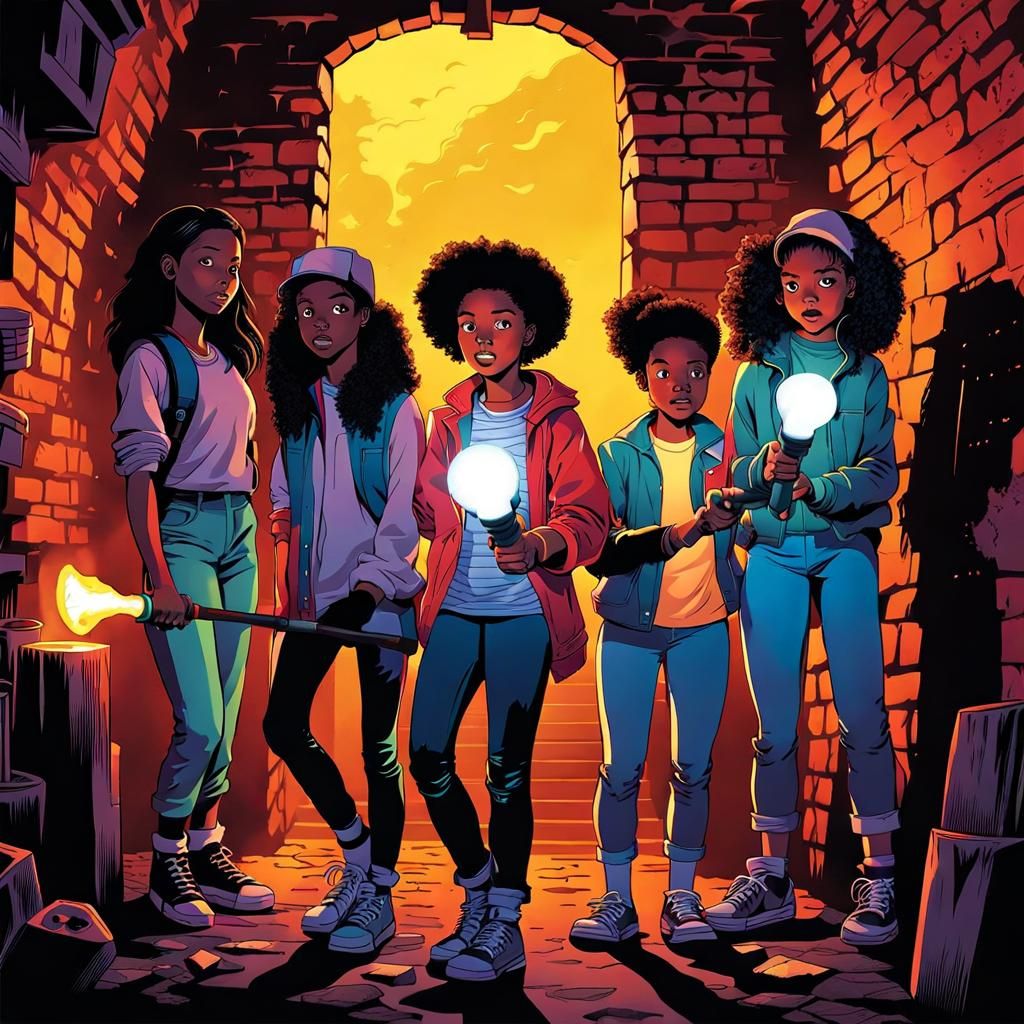 90s Teens Solve Haunted House Mystery