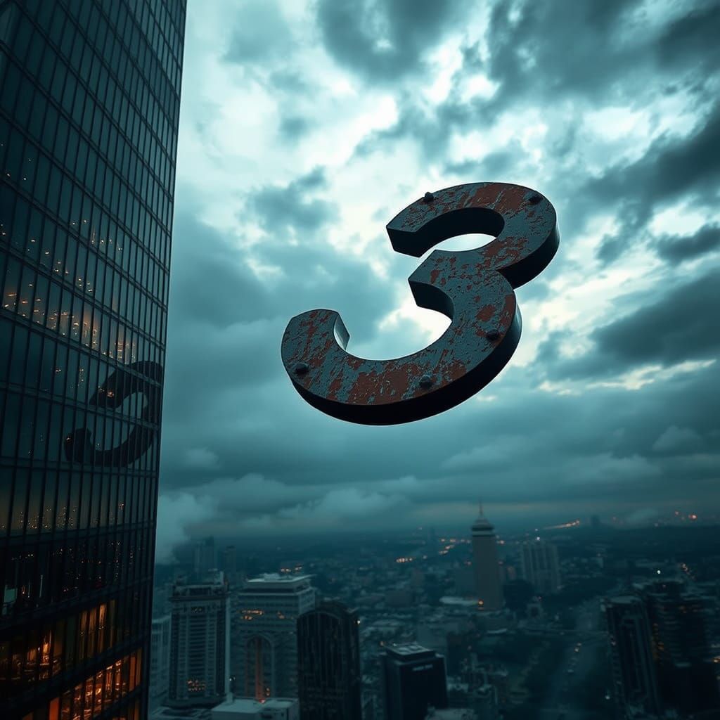 Rusty Number Three Plummets from Skyscraper