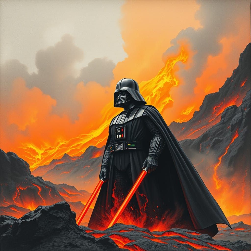 Dark Lord of Mustafar in Fiery Inferno