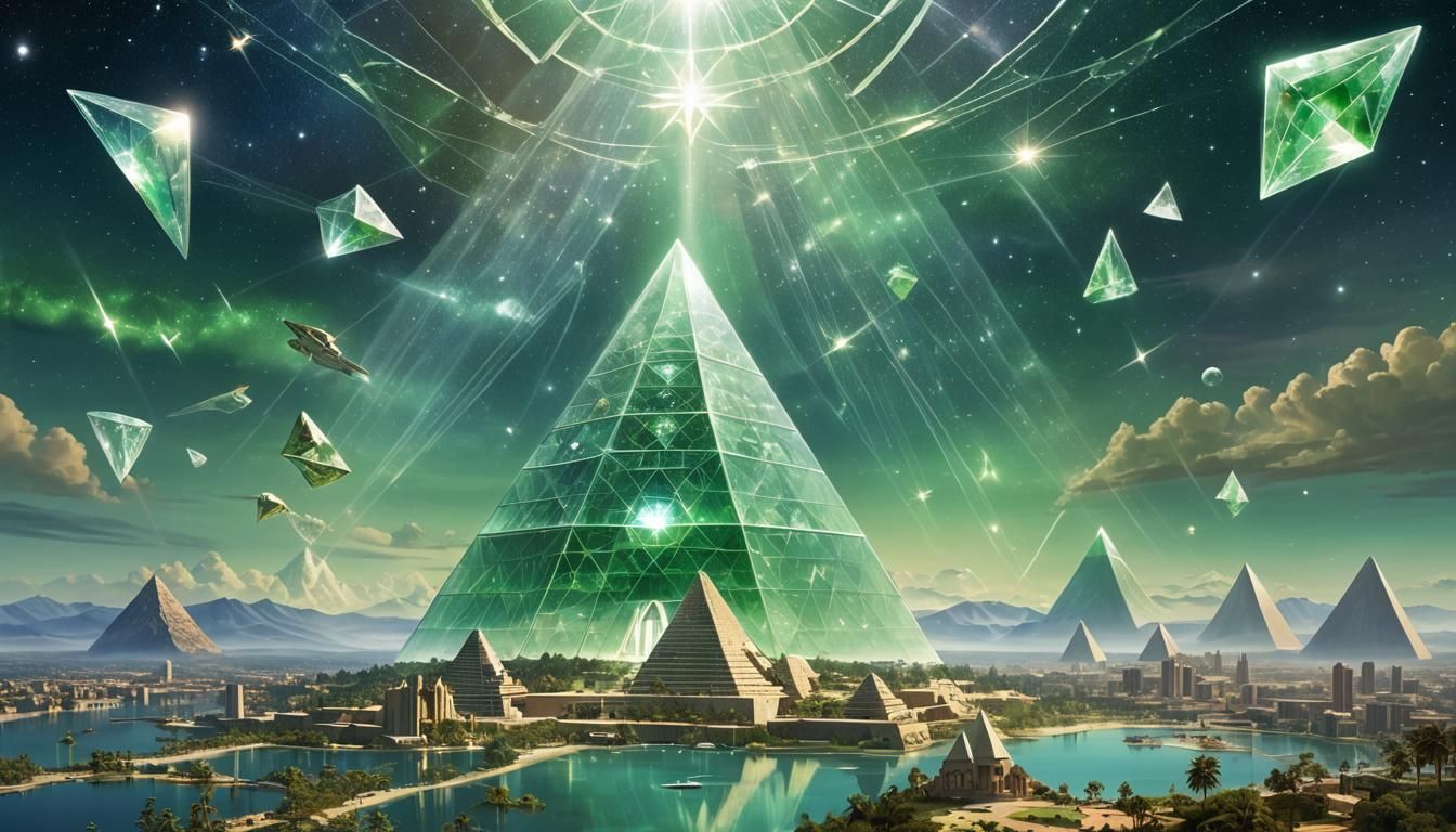 Pleiadian Mothership over Atlantis: Galactic Federation Arri...
