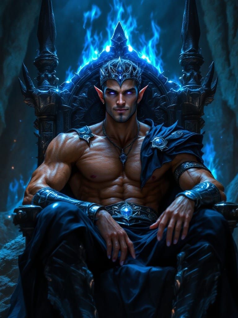 Charismatic Elf Lord Reigns Supreme in Dark Fantasy Realm