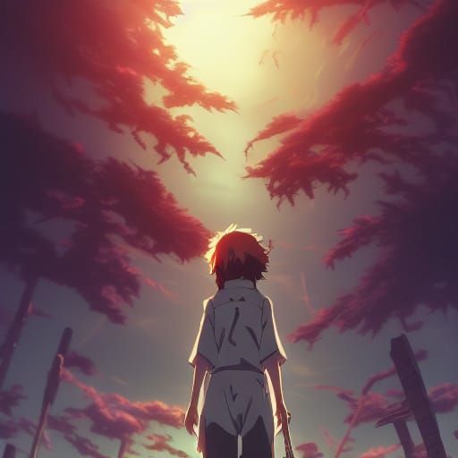 Demon Slayer in Studio Ghibli Anime Style