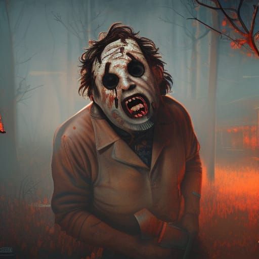 Leatherface Detailed Matte Painting in Unreal Engine