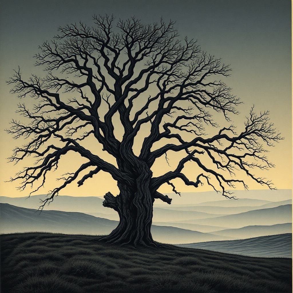 The old oak - this was a forest once