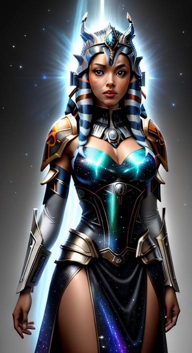 Ahsoka as a beautiful goddess