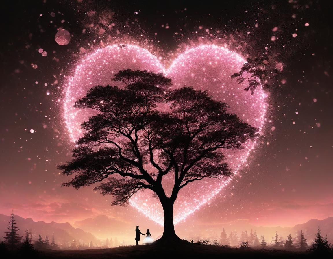 Ethereal Abstract Art in Pink and Brown