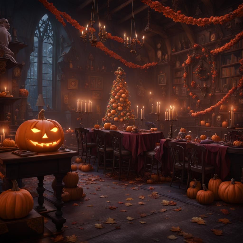 Harry Potter and Nightmare Before Christmas Halloween Party