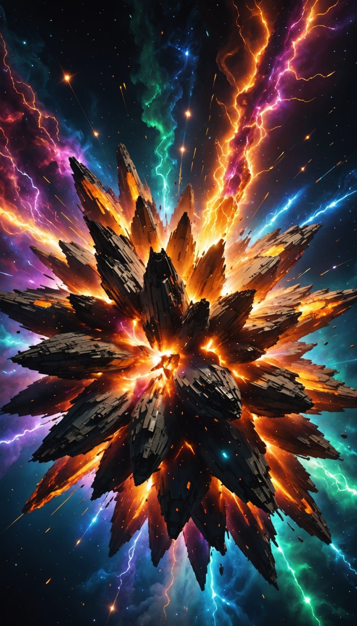 Big Bang: Birth of Elements in Cosmic Aurora