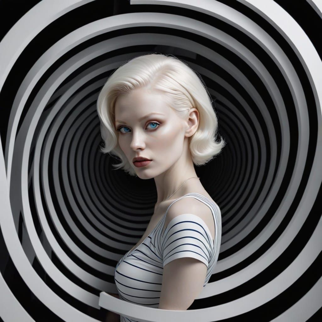 Mesmerizing Optical Illusion with Concentric Figures