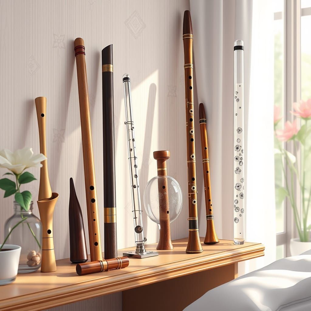 Exquisite Woodwind Collection in a Feminine Bedroom