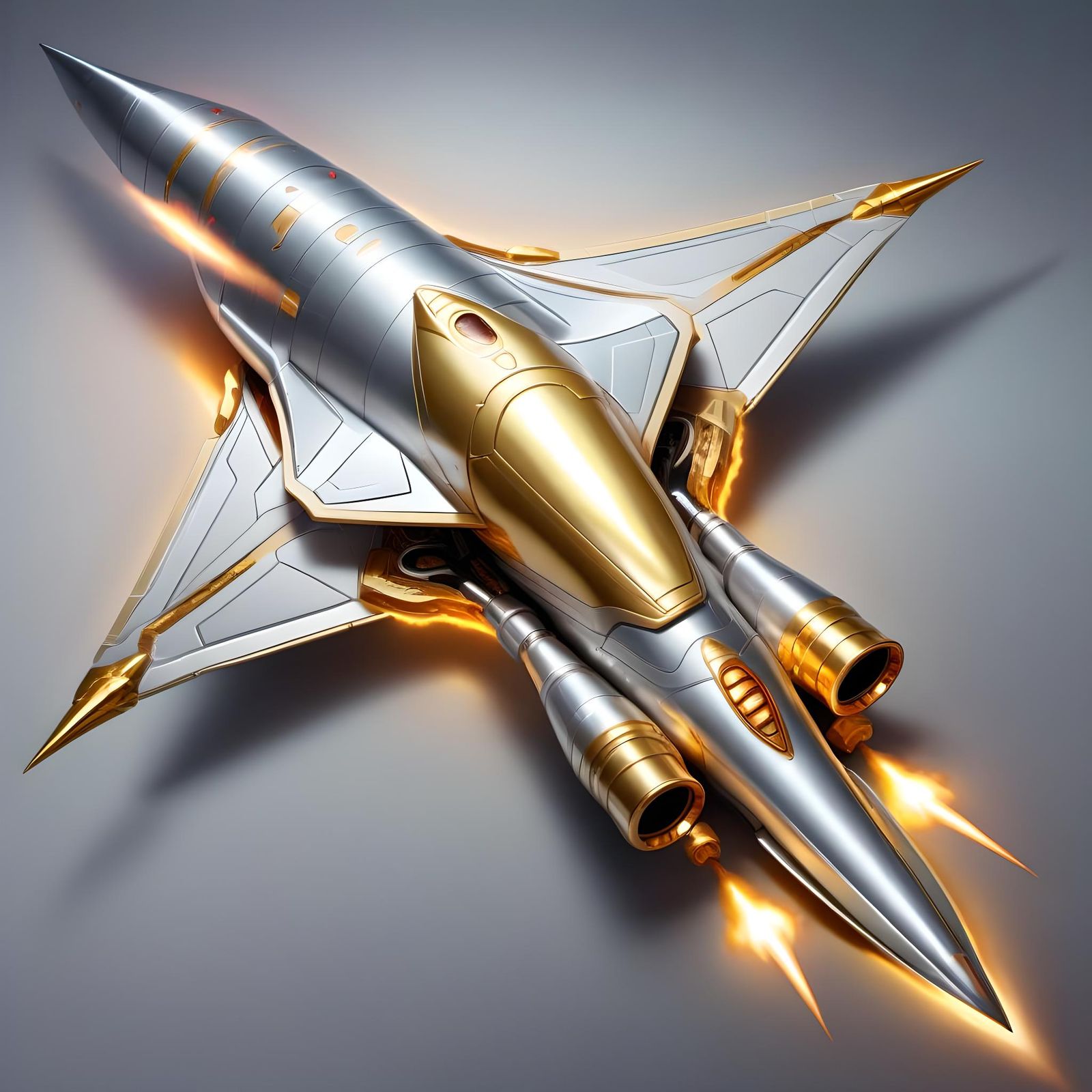 Angelic Spaceplane with Blazing Plasma Rockets