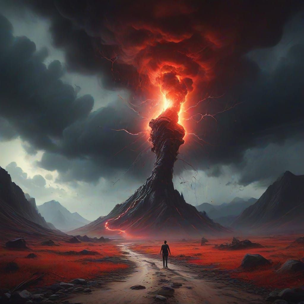 Cosmic Tornado Erupts from a Tiny Hero