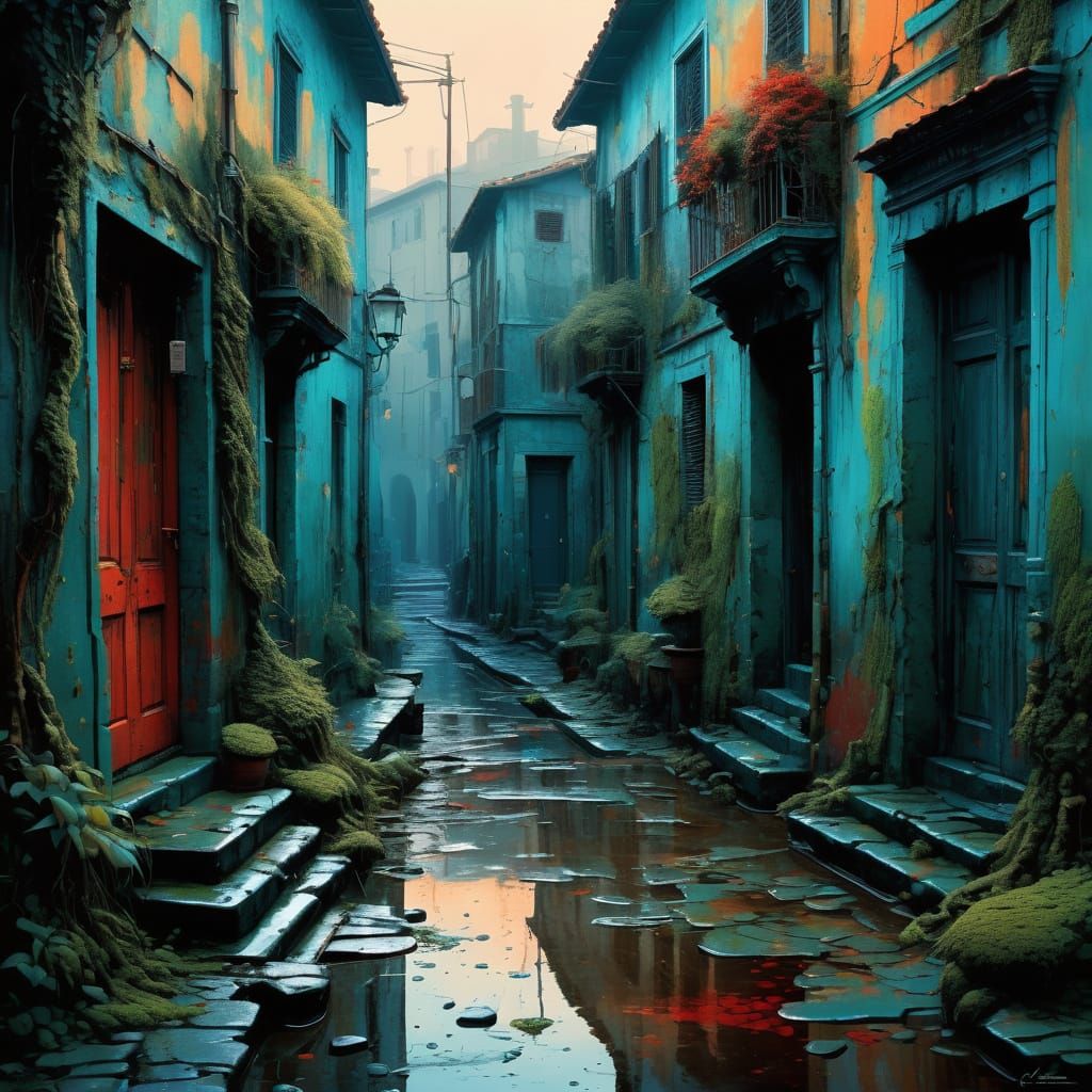 Watercolor Turquoise 02