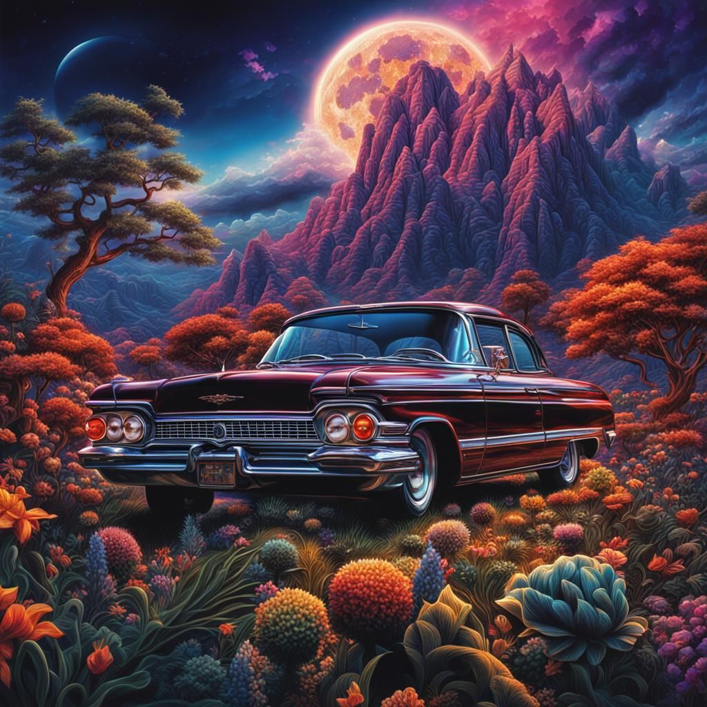 90s Pop Album Cover Art in HDR