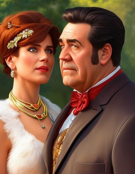 Lord and Lady Frederick Flintstone III