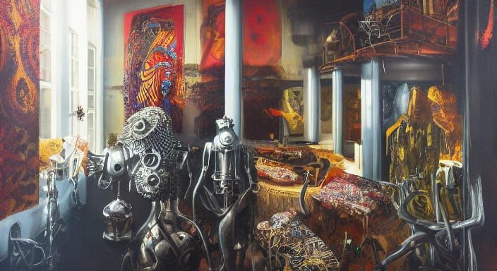 Surreal Hog Crawls Under a Haunting, High-Contrast Fence in ...