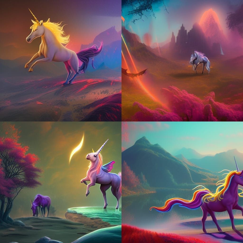 Vibrating Unicorn Symposium: Detailed Matte Painting