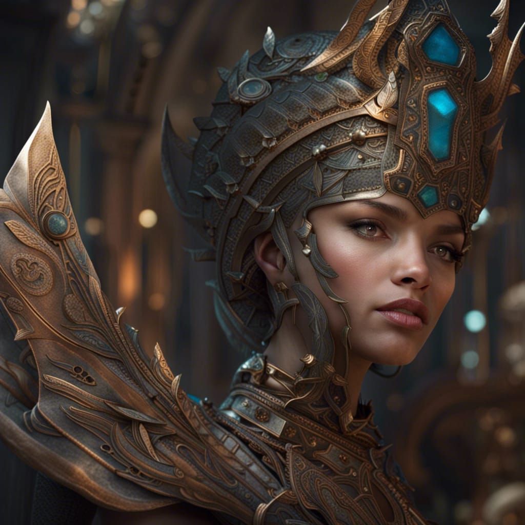 Bustling Gorakhpur Market in Detailed Digital Art