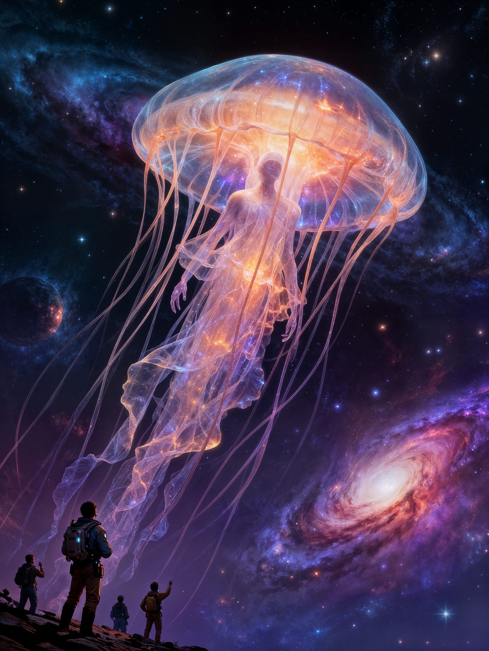 Living Nebula: Coral Fragments Breathe Light