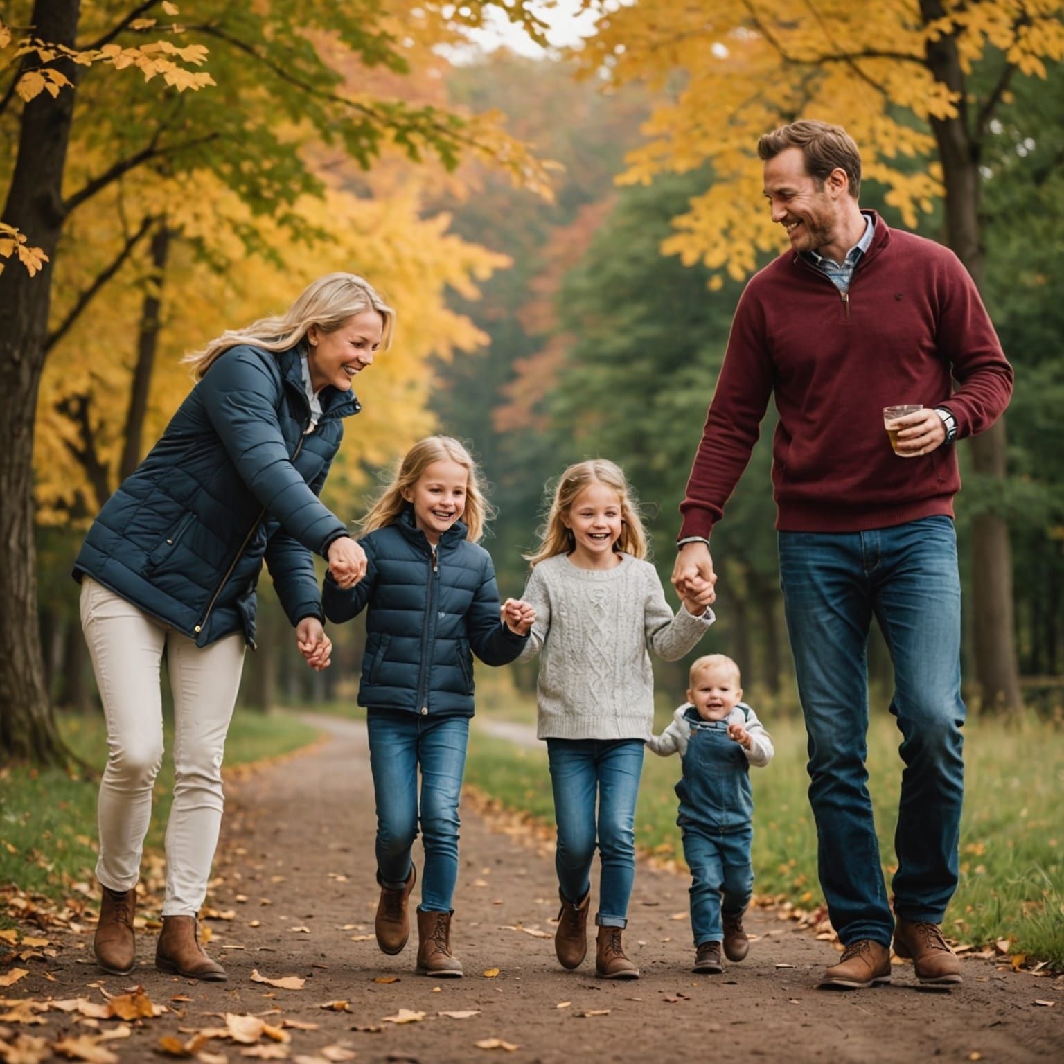 AI Interpretation of Family Fun Time