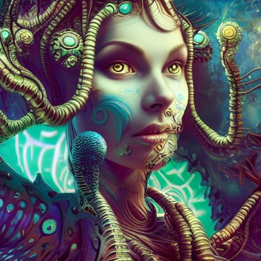 Sci-Fi Fantasy Beauty in 3D Digital Art