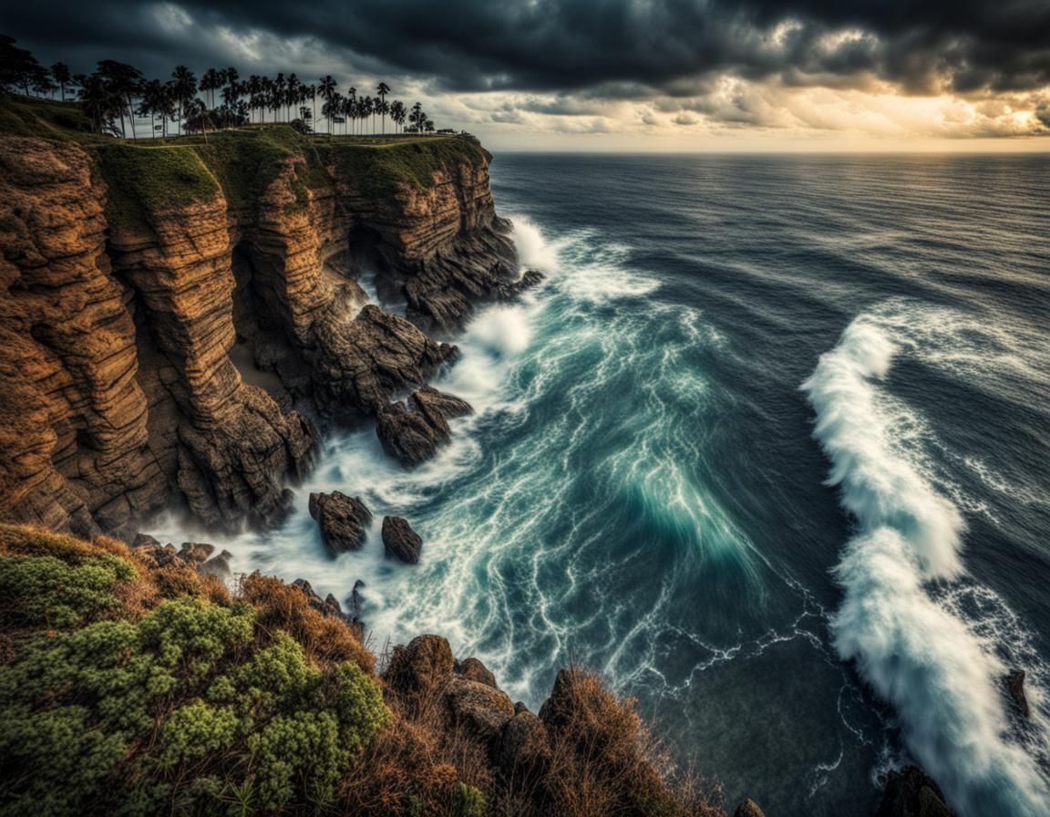 Magical Sea Meets Land in Hyperrealistic Detail