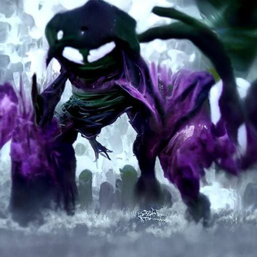 Sinister Grimer Pokémon Art