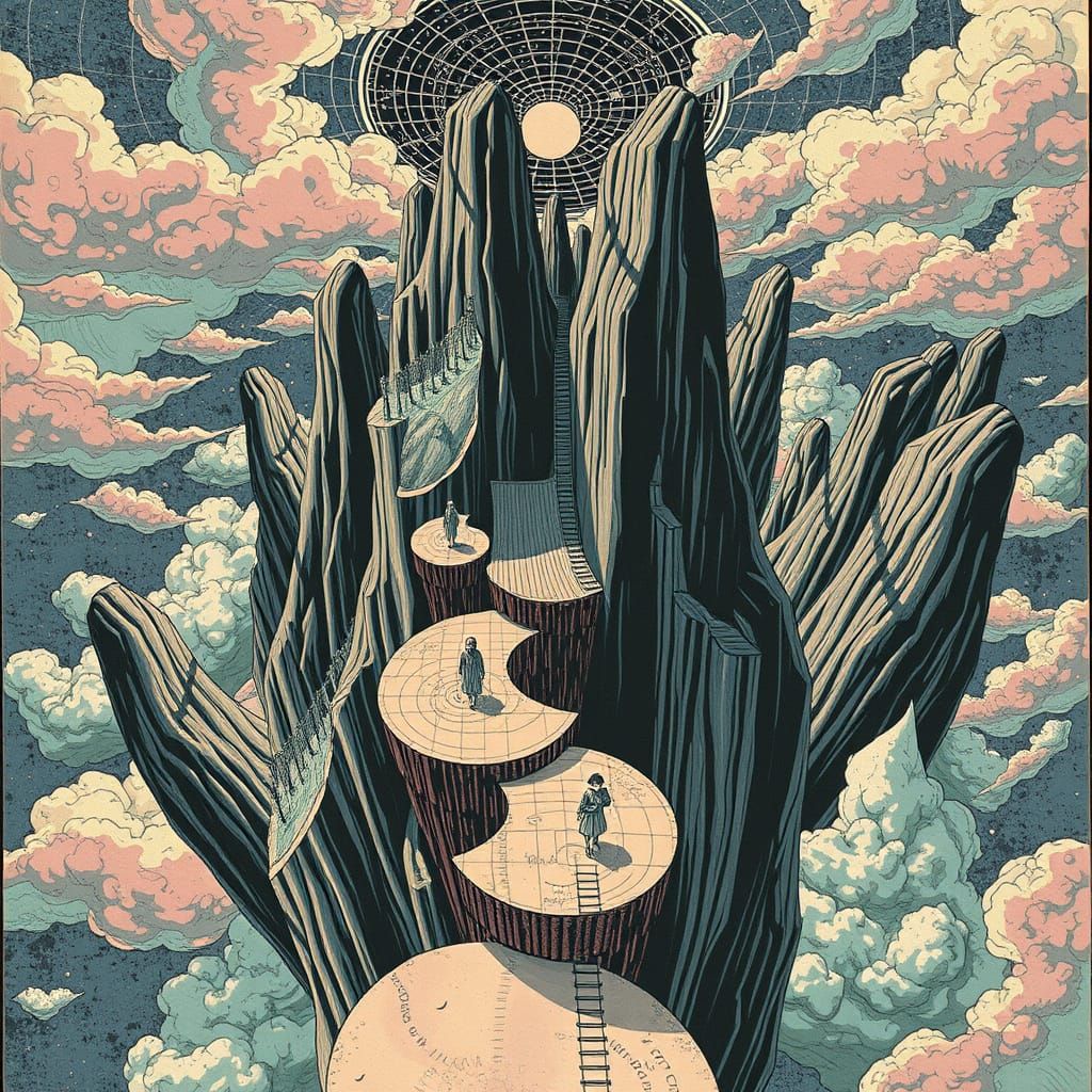 Abstract Vertigo Art Swirls