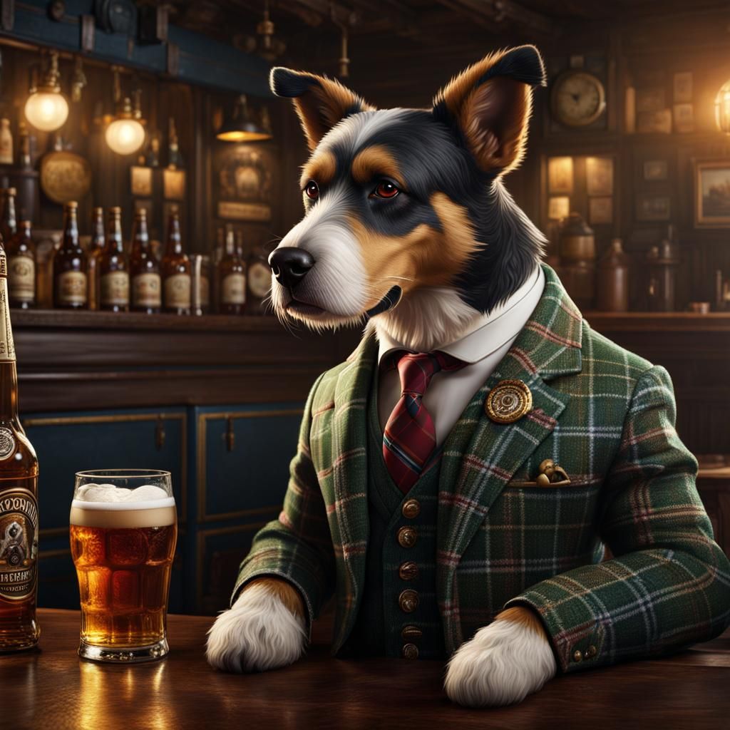 Plaid Dog