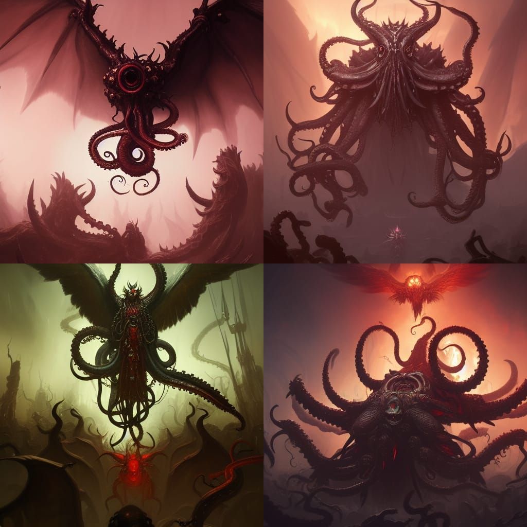 Bird Demon of Warhammer in Dark Fantasy Art