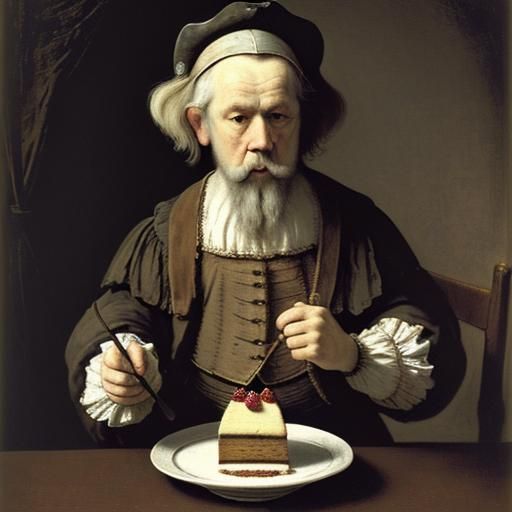 Musical Cake Inspired by Impressionism and Expressionism