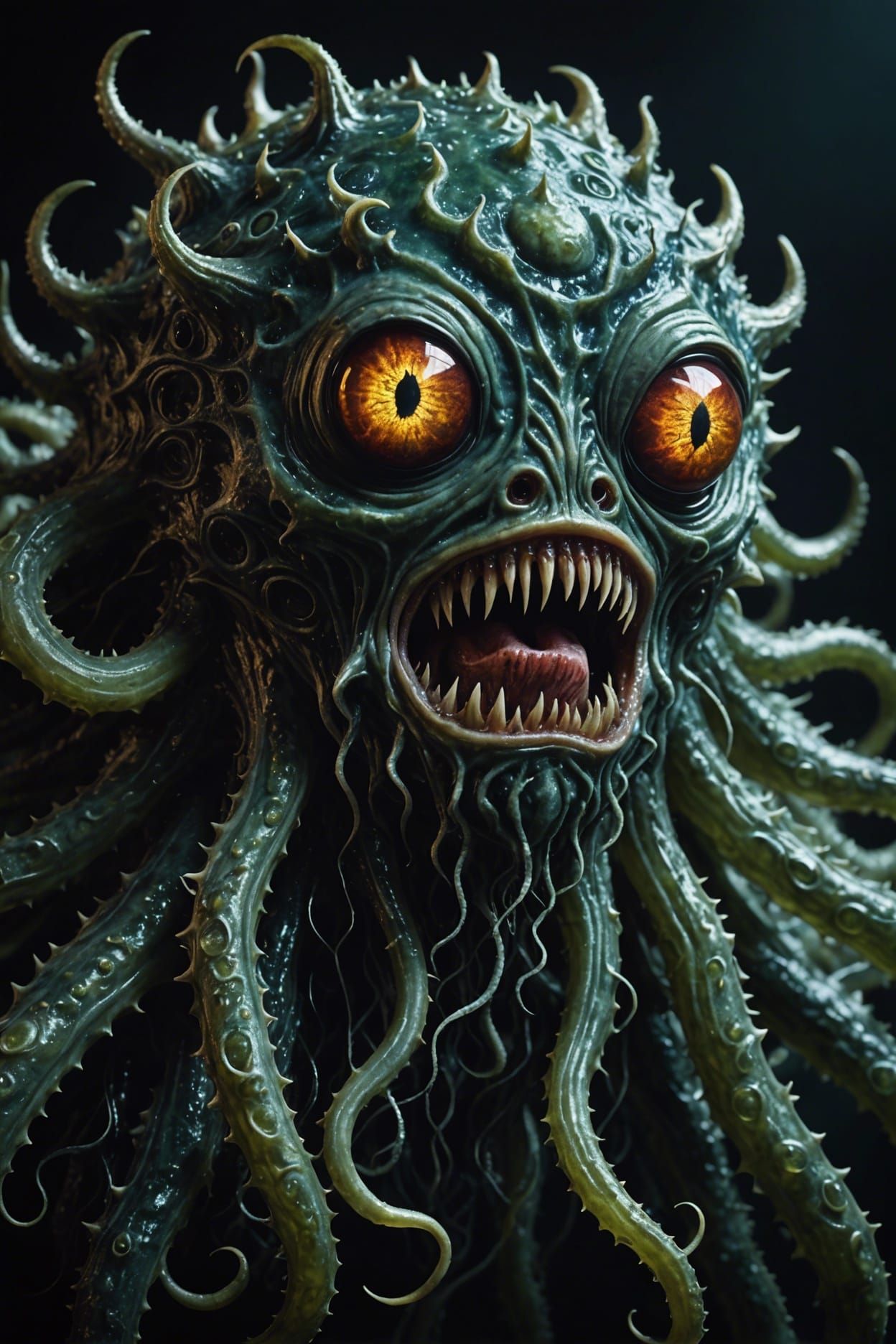 Captivating Portrait of a Mythical Shoggoth Creature
