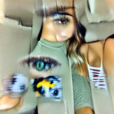 Abstract Night Lights in Blur