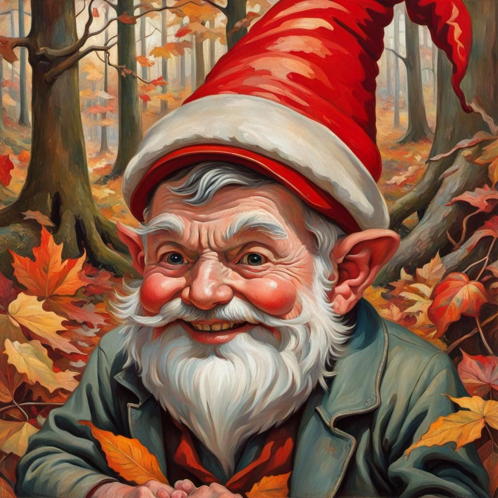 Autumn gnome
