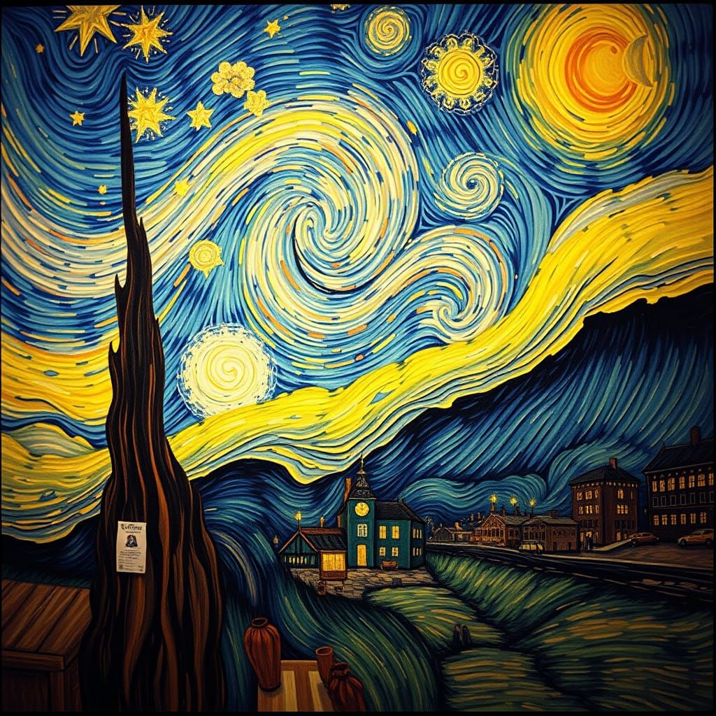 Vibrant Anxiety: A Modern Masterpiece