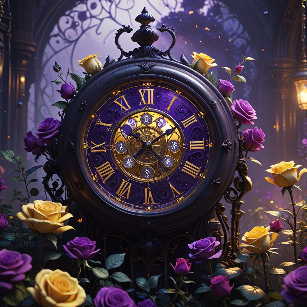 Dark Fantasy Alice in Wonderland in Mystical Realm