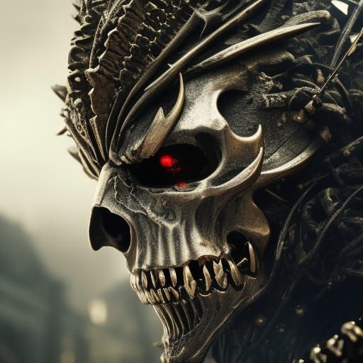 Skeleton Knight Helmet