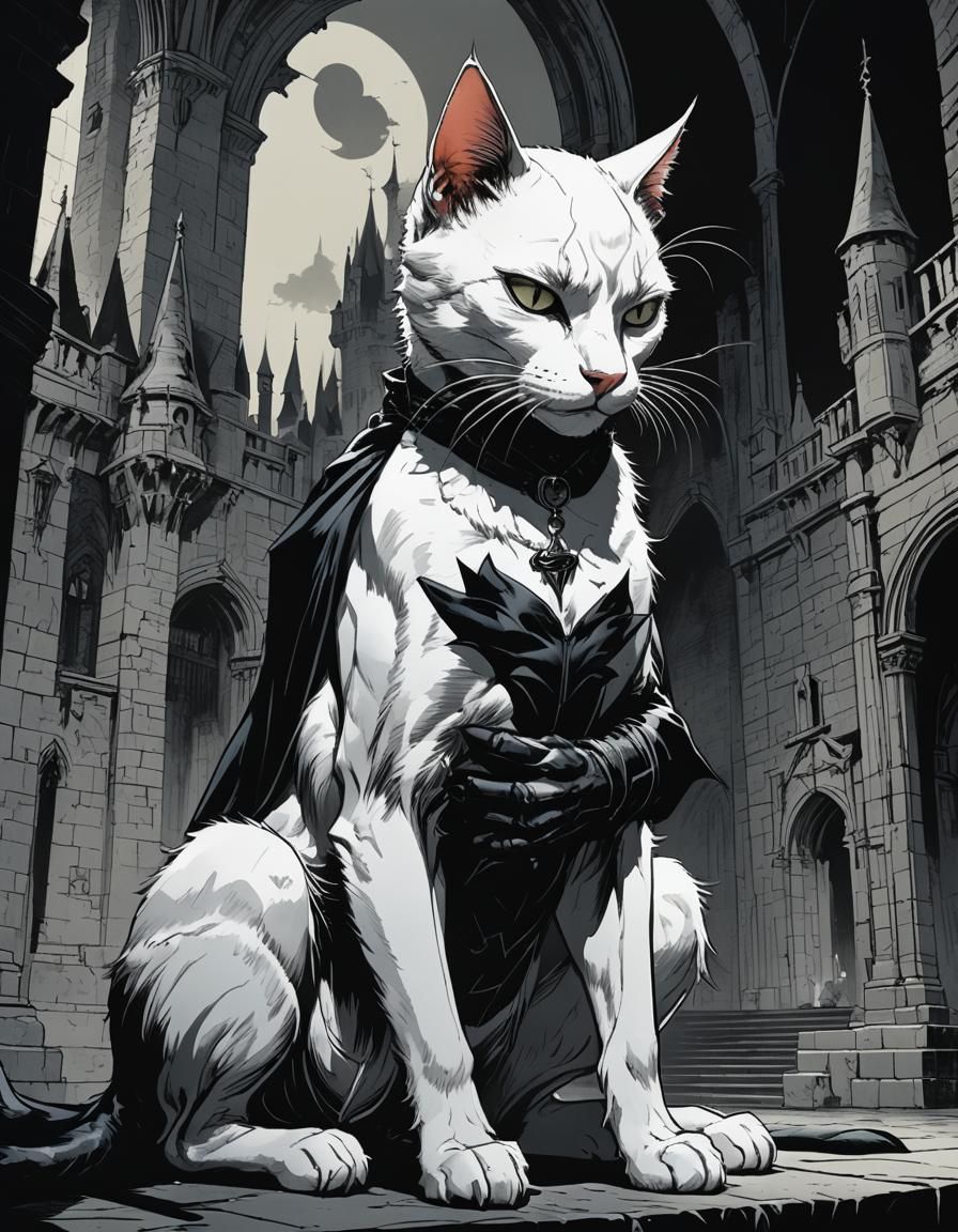 Vampire Cat Kiss: A Noir Comic Romance