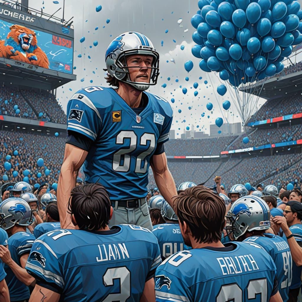Detroit Lions Celebrate Super Bowl Victory in Vibrant, Energ...